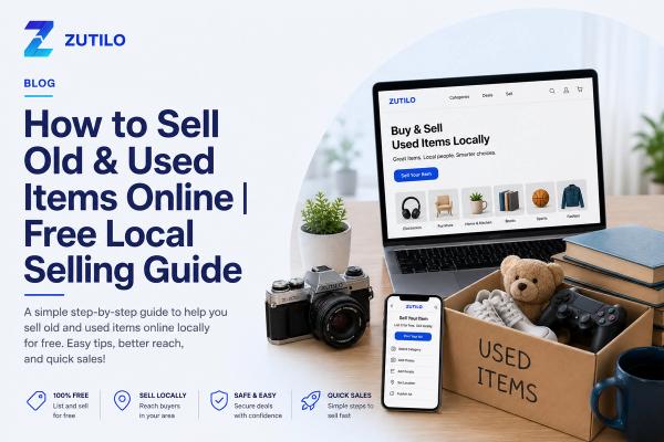 How to Sell Old & Used Items Online | Free Local Selling Guide How to Sell Old & Used Items Online | Free Local Selling Guide