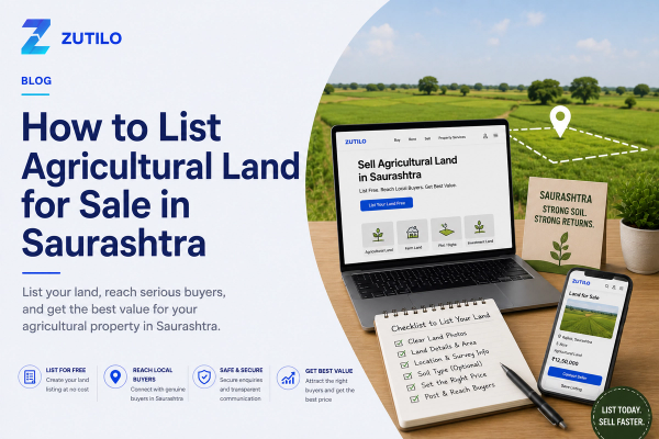 How to List Agricultural Land for Sale in Saurashtra How to List Agricultural Land for Sale in Saurashtra