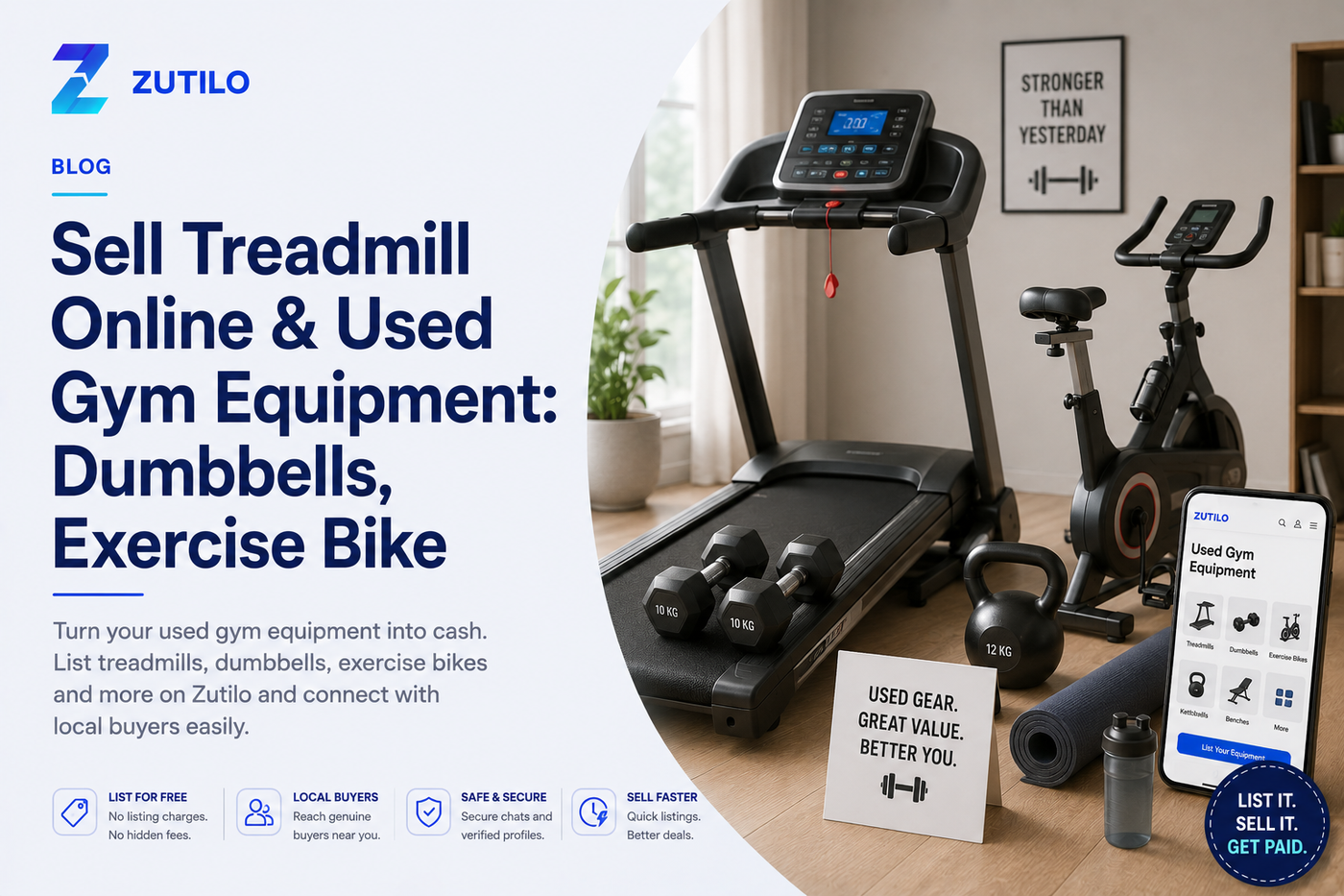 Sell Treadmill Online & Used Gym Equipment: Dumbbells, Exercise Bike Sell Treadmill Online & Used Gym Equipment: Dumbbells, Exercise Bike