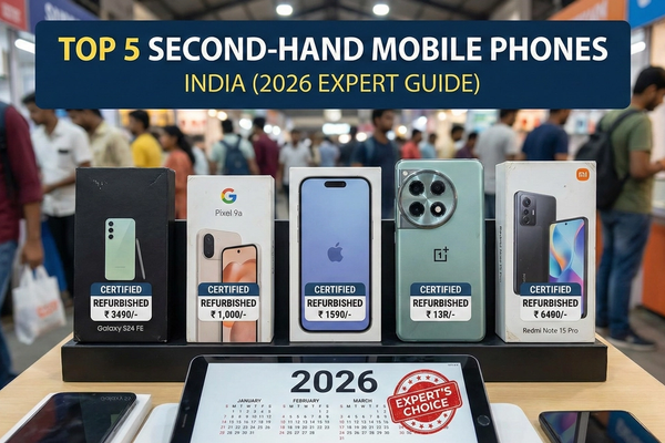 Top 5 Second-Hand Mobile Phones to Buy in India (2026 Expert Guide) Top 5 Second-Hand Mobile Phones to Buy in India (2026 Expert Guide)