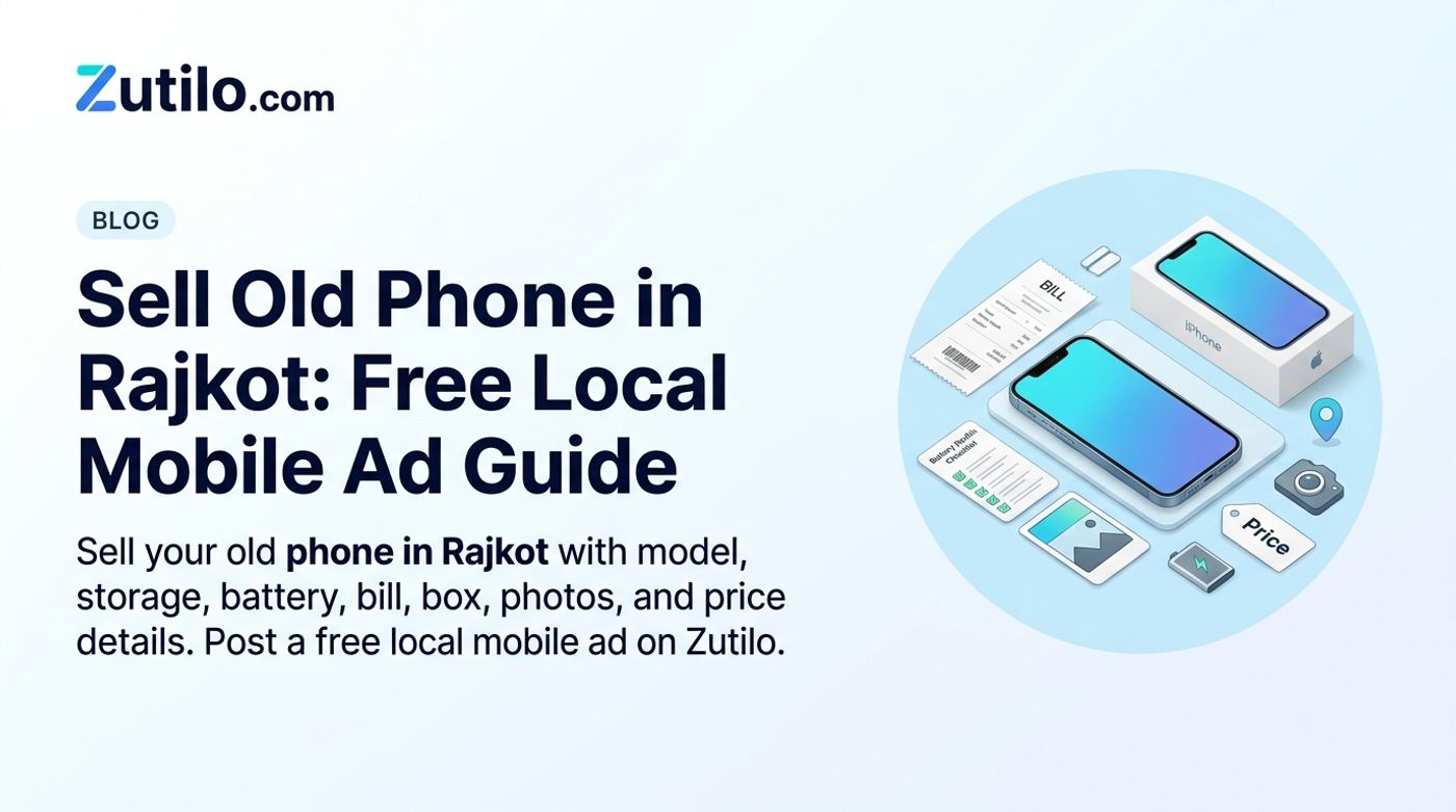 Zutilo blog hero image for selling an old phone in Rajkot Zutilo blog hero image for selling an old phone in Rajkot