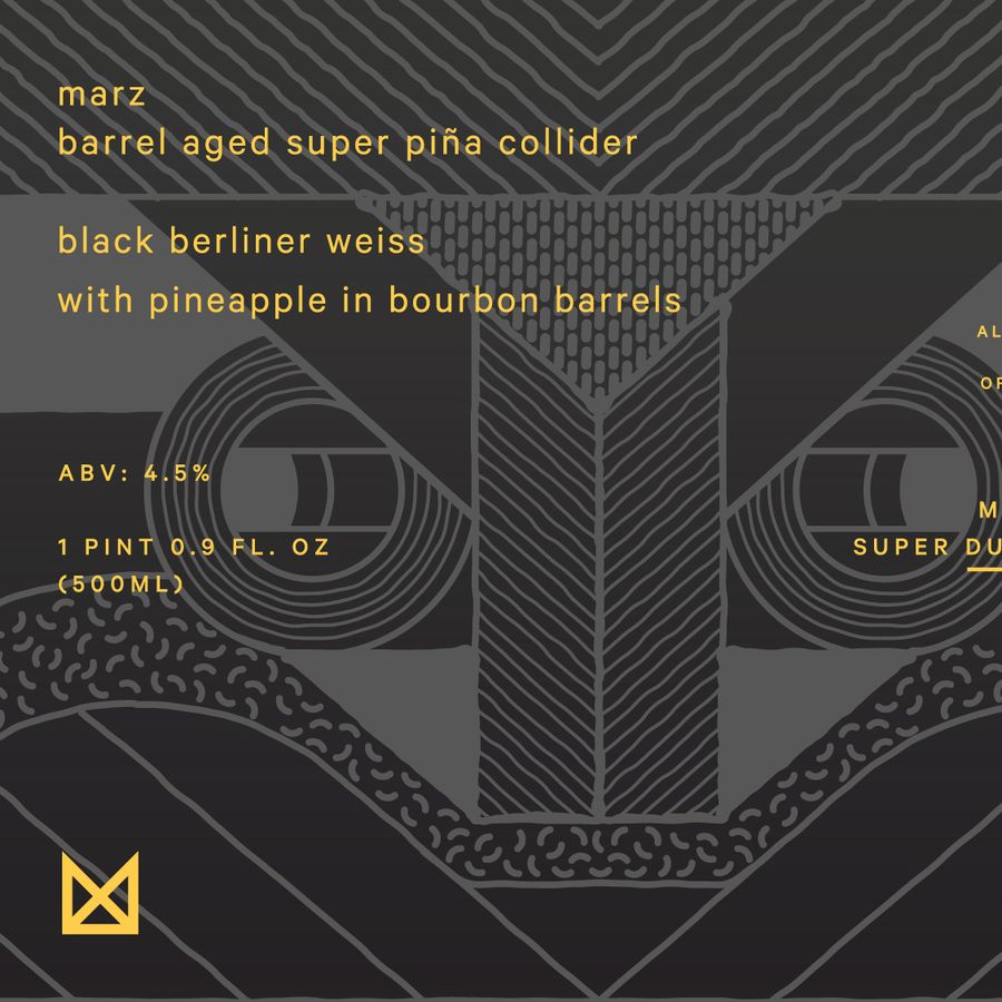 Barrel Aged Super Pina Collider by Marz Community Brewing
