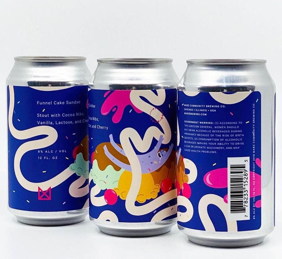 Funnel Cake Sundae by Marz Community Brewing