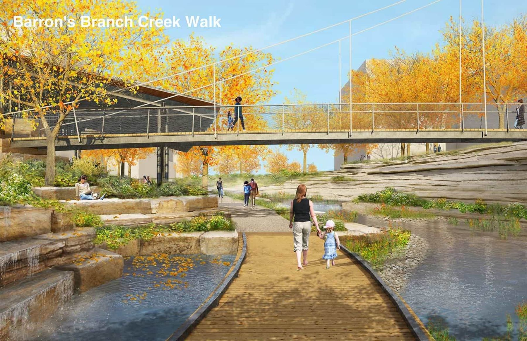 Waco downtown redevelopment rendering