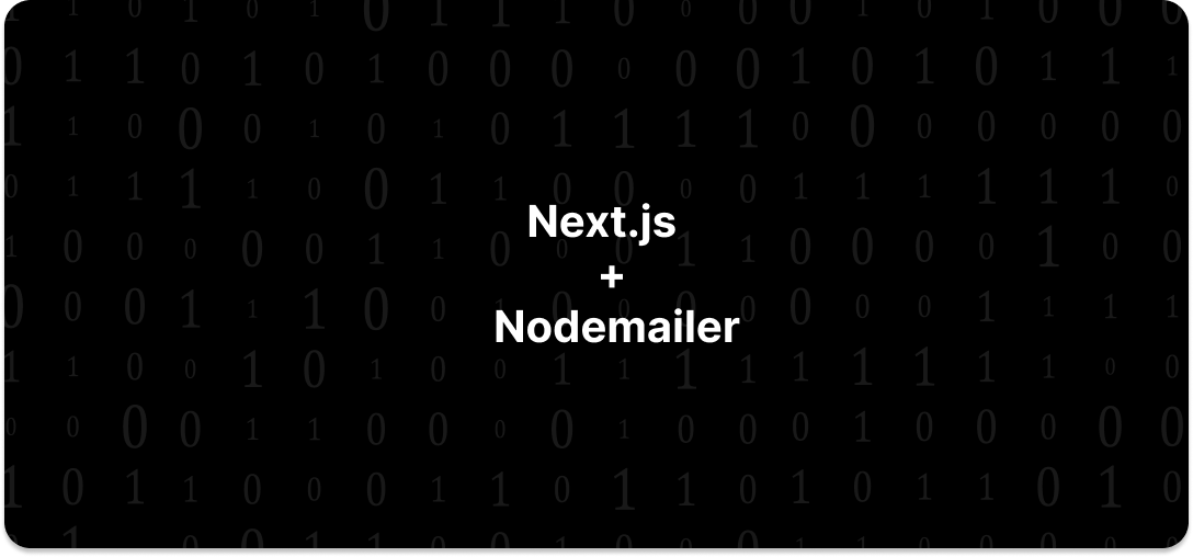 How to Send Email Using Next.js (App Router), Nodemailer, React Hook Form, and Tailwind CSS Cover