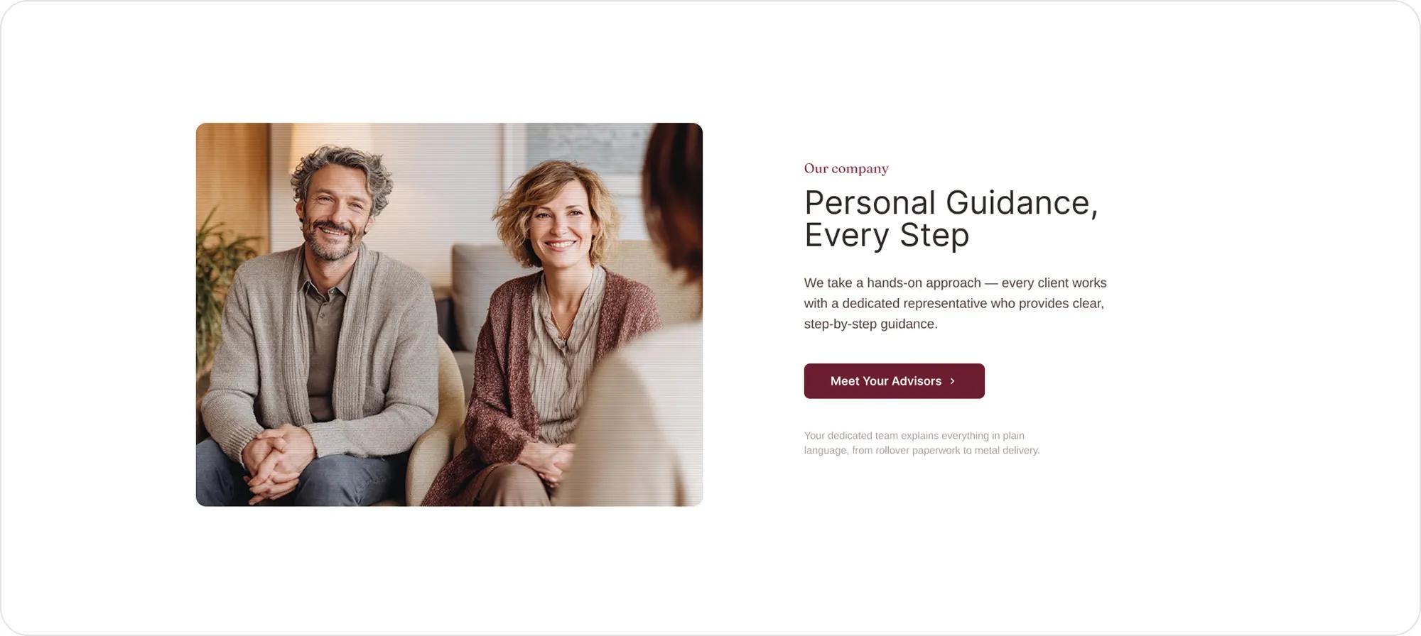 Gold Safe Exchange website ui ux design screen text section