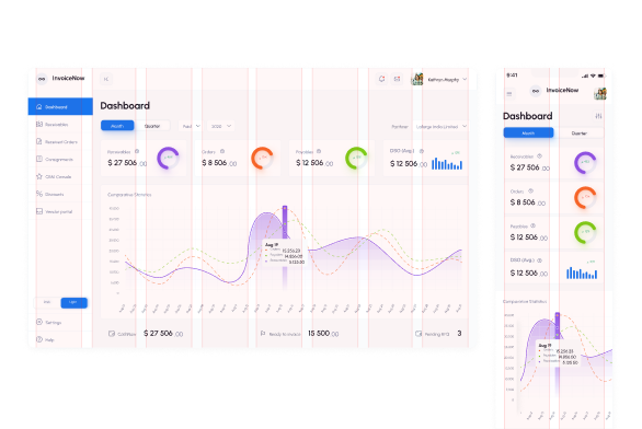 responsive screen illustration