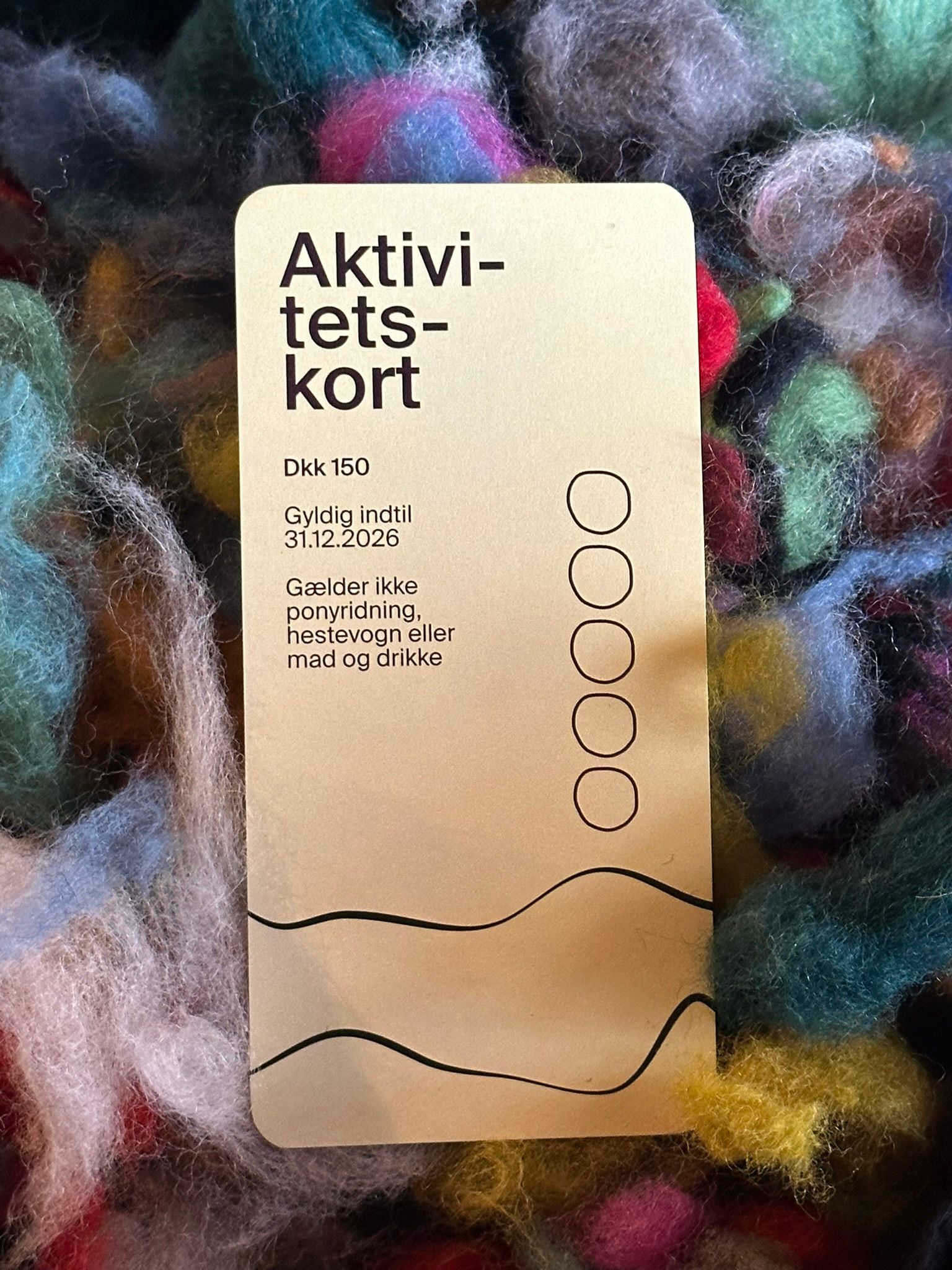 Aktivitets klippekort fra 2026