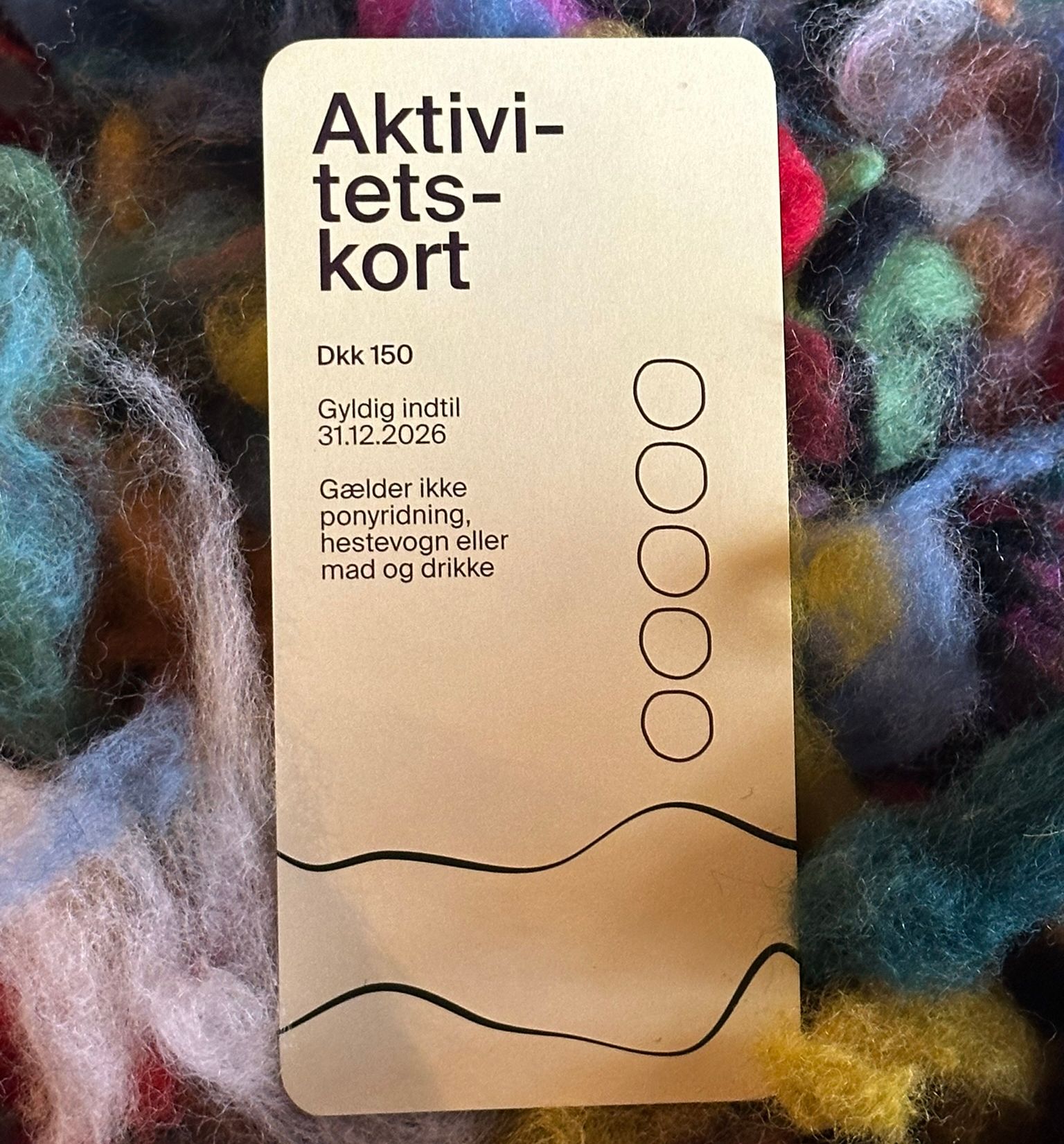 Activity punch card 2026