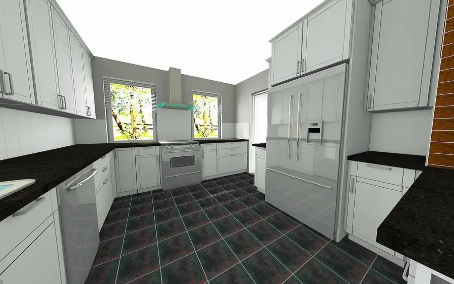 Complete Kitchen Remodel in South Seattle: Wall Removal, Peninsula, Heated Floors demo photo 5