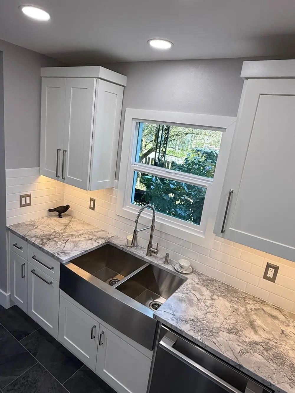 Complete Kitchen Remodel in South Seattle: Wall Removal, Peninsula, Heated Floors finished photo 16