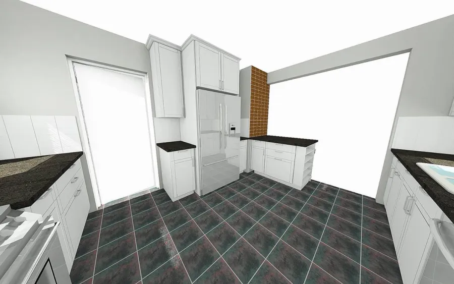 Complete Kitchen Remodel in South Seattle: Wall Removal, Peninsula, Heated Floors demo photo 6