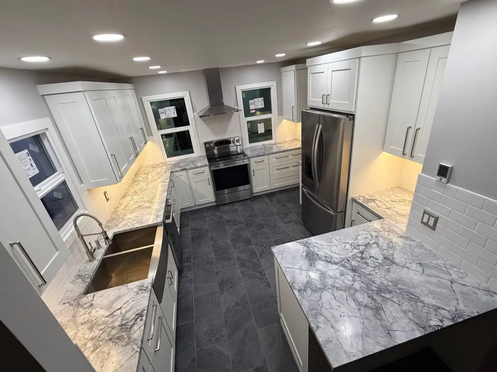 Complete Kitchen Remodel in South Seattle: Wall Removal, Peninsula, Heated Floors finished photo 24