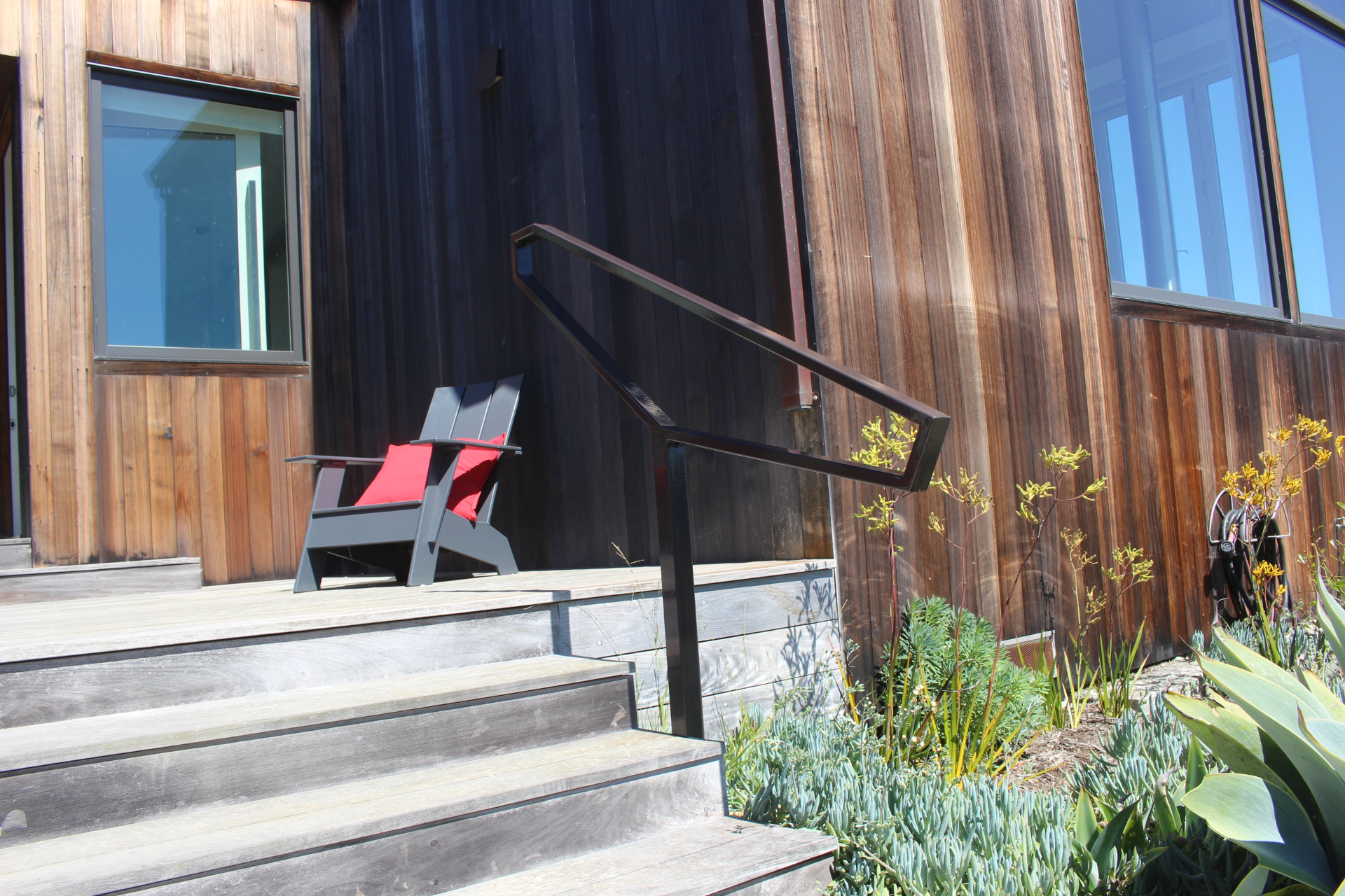 Stinson Beach Custom Angular Handrail