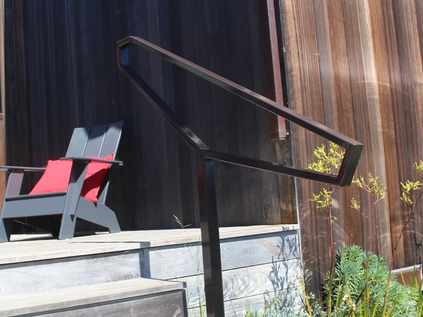 Stinson Beach Custom Angular Handrail