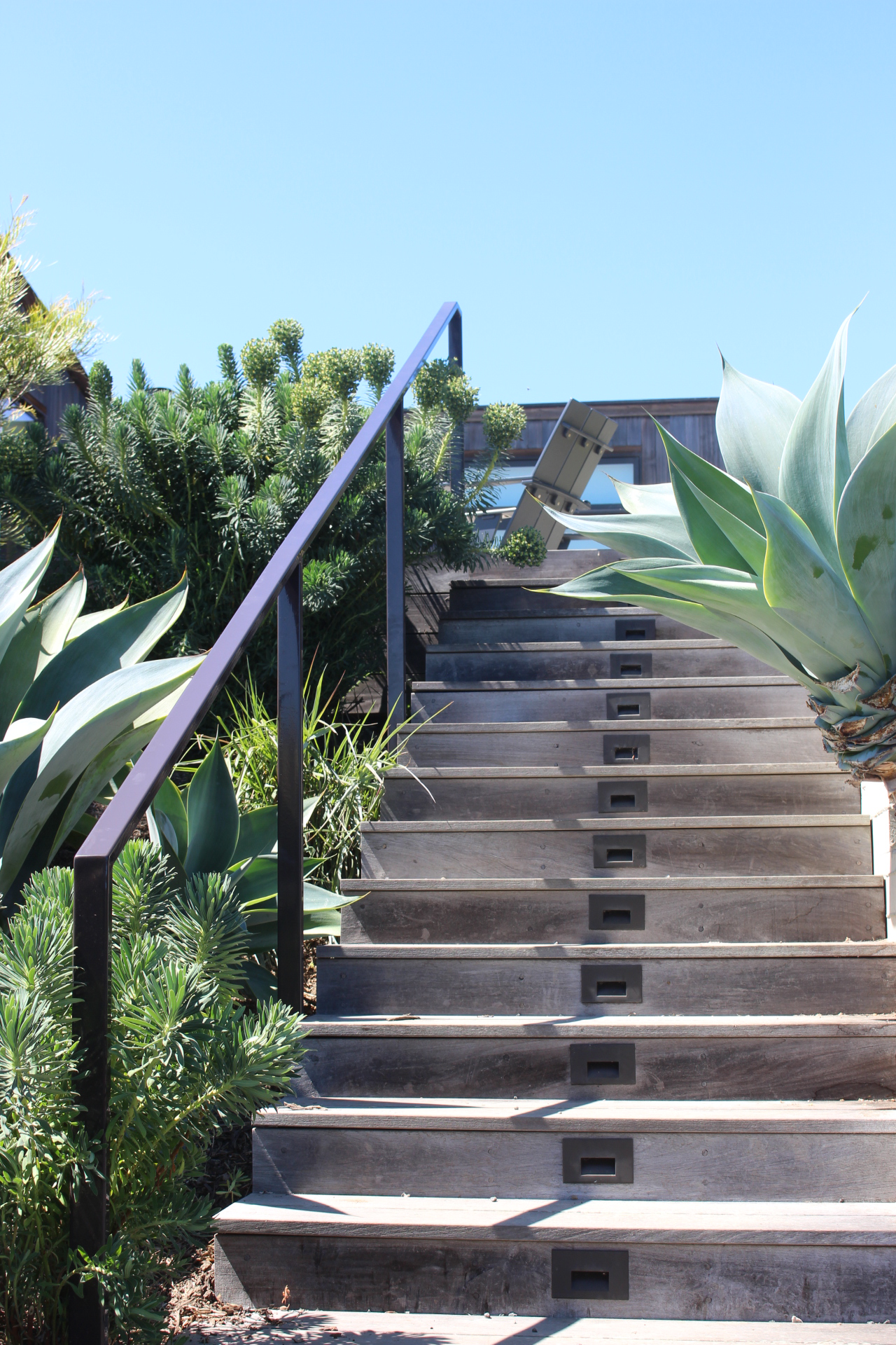 Stinson Beach Stair Handrail Fascia Mounted