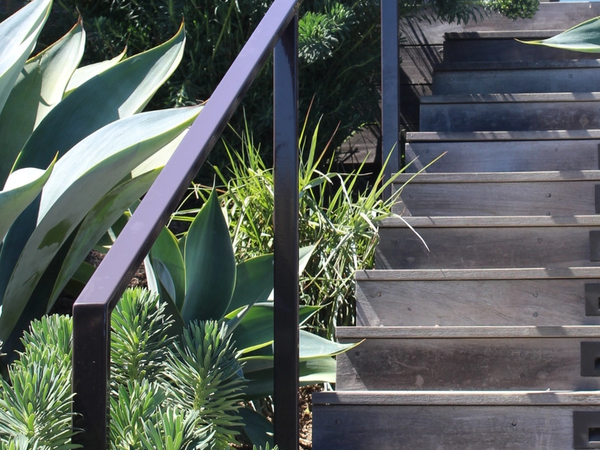Stinson Beach Stair Handrail Fascia Mounted