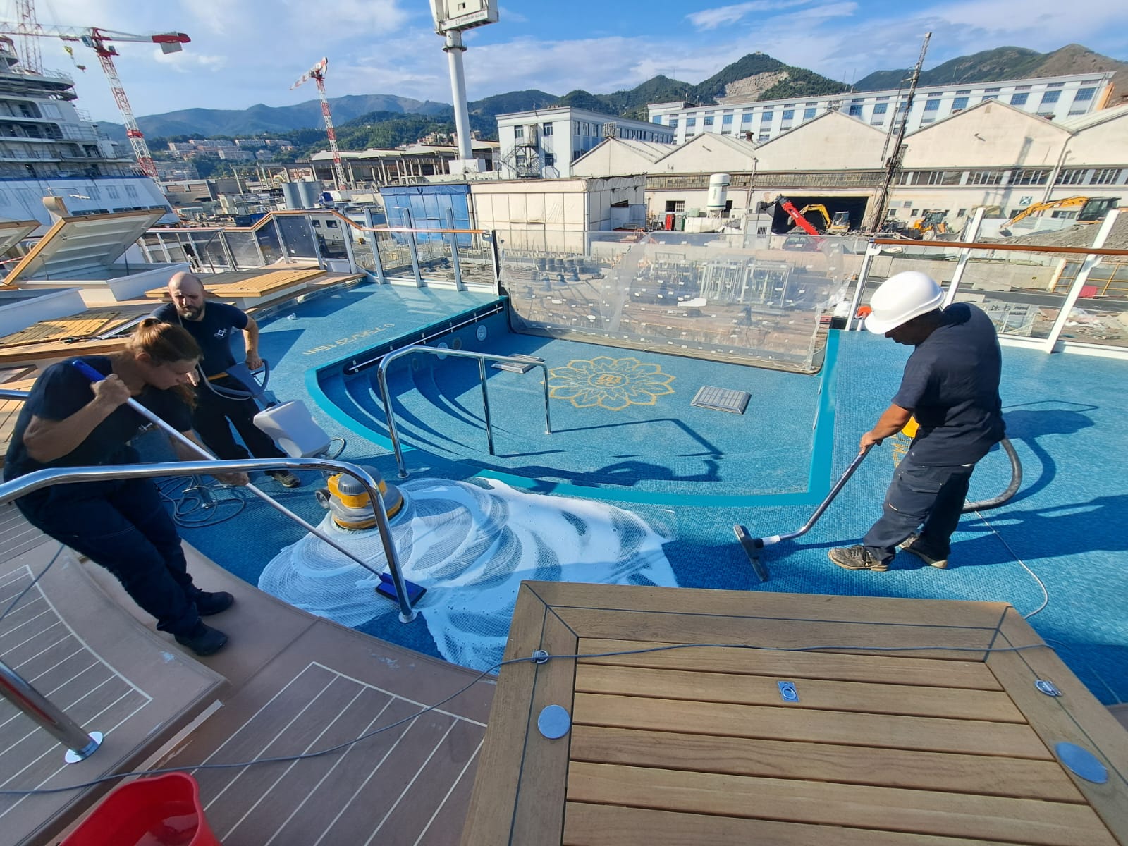 Sanificazione impianto piscina