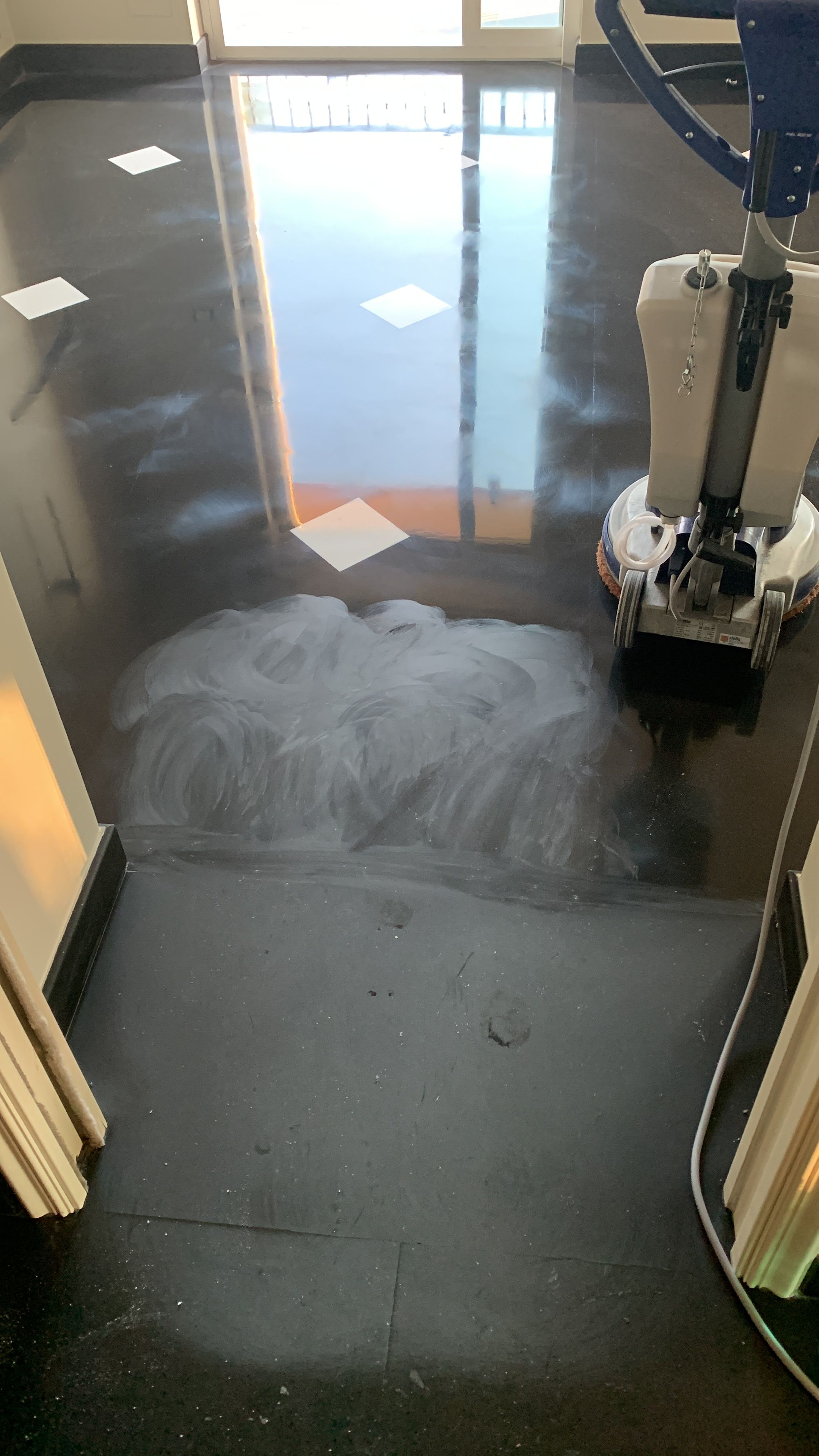 Pulizia e trattamento ardesia