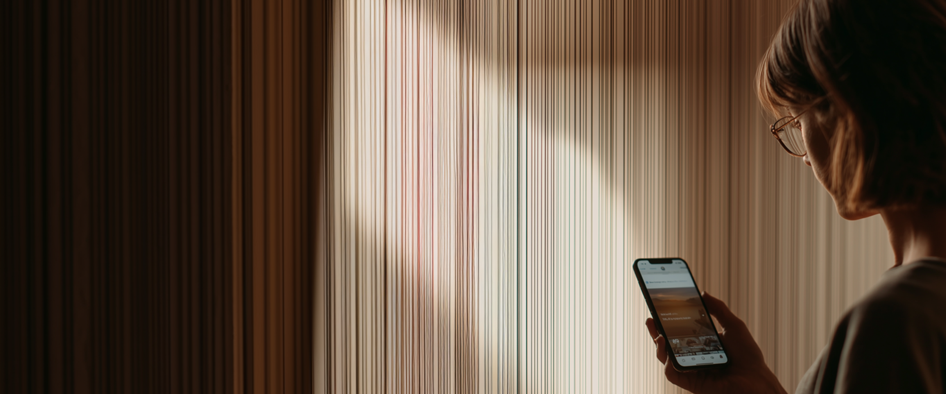 Person searching on his phone