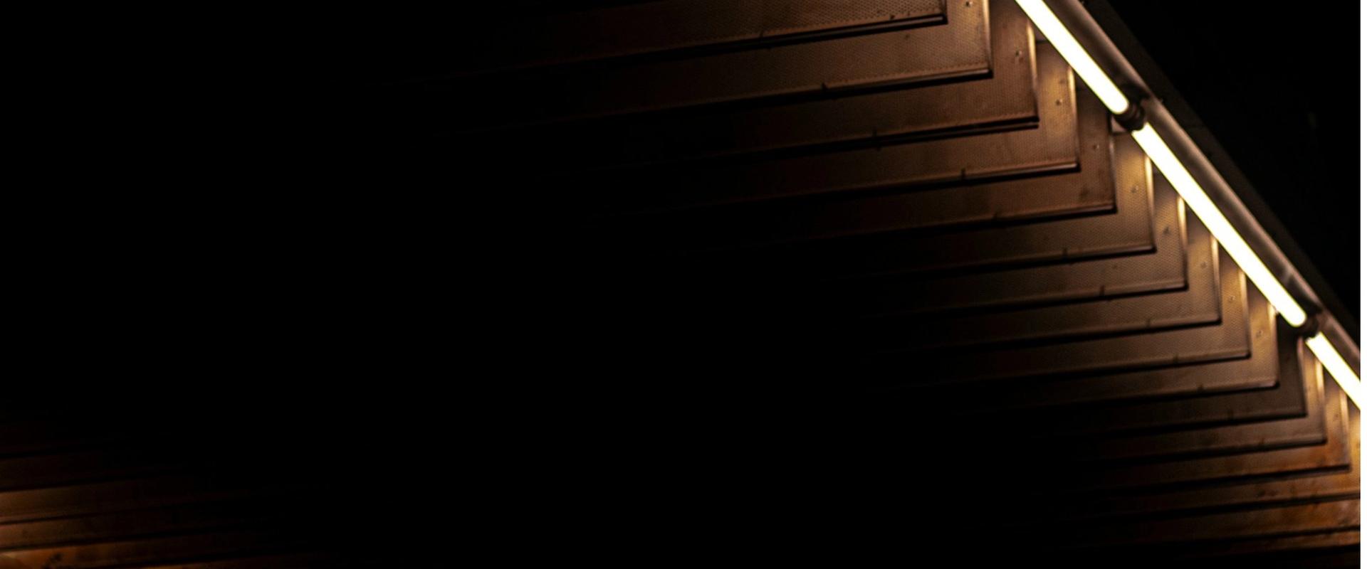 Wood ceiling with lights