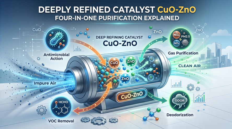 What Is a Deeply Refined Catalyst? CuO-ZnO Four-in-One Purification Explained