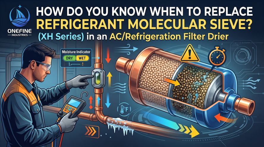 How Do You Know When to Replace Refrigerant Molecular Sieve (XH Series) in an AC/Refrigeration Filter Drier?