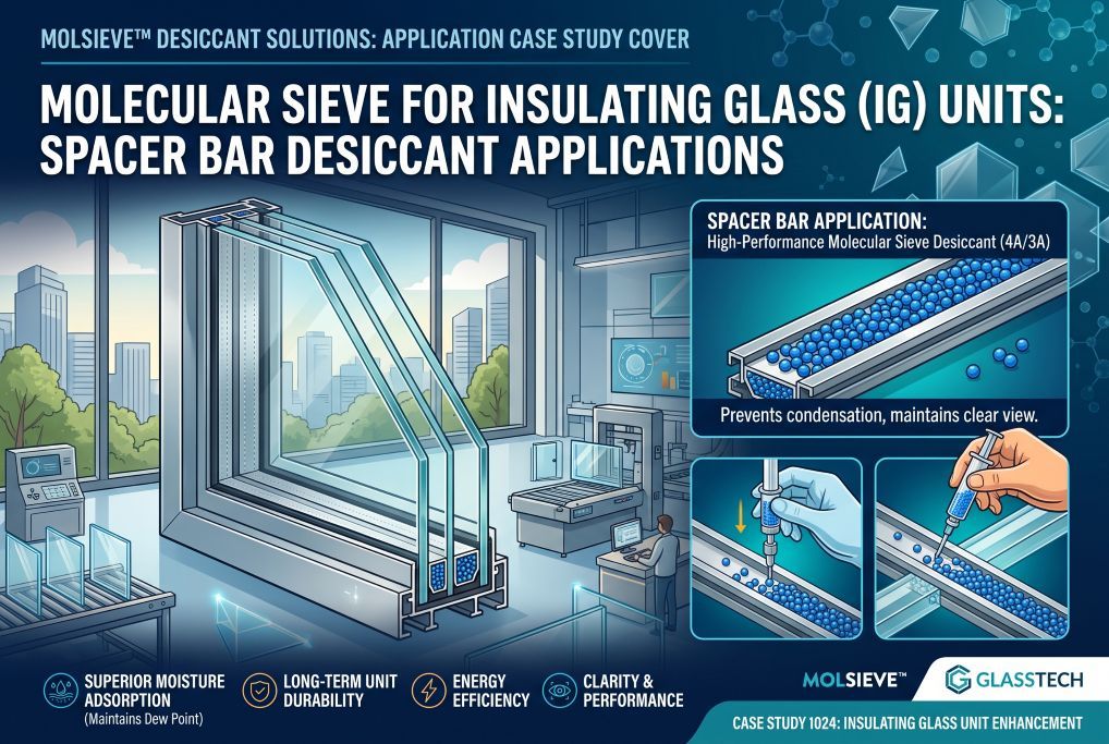 Molecular Sieve for Insulating Glass (IG) Units: Spacer Bar Desiccant Applications