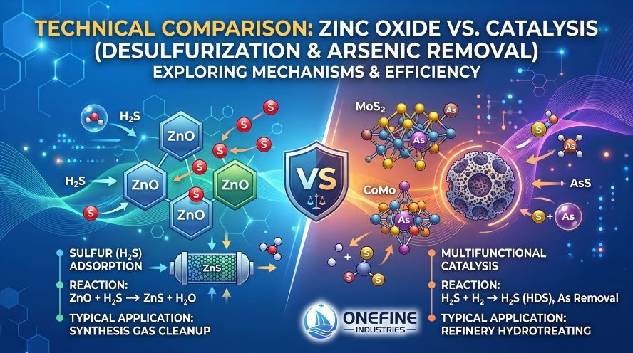 Zinc Oxide vs Desulfurization and Arsenic Removal Catalyst: A Deeper Technical Comparison