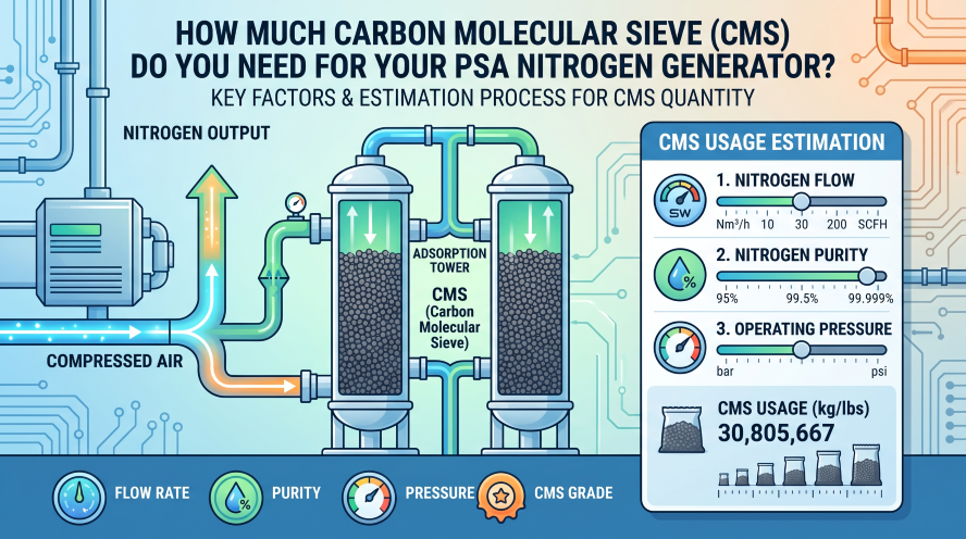 How Much Carbon Molecular Sieve Do You Need for a PSA Nitrogen Generator?