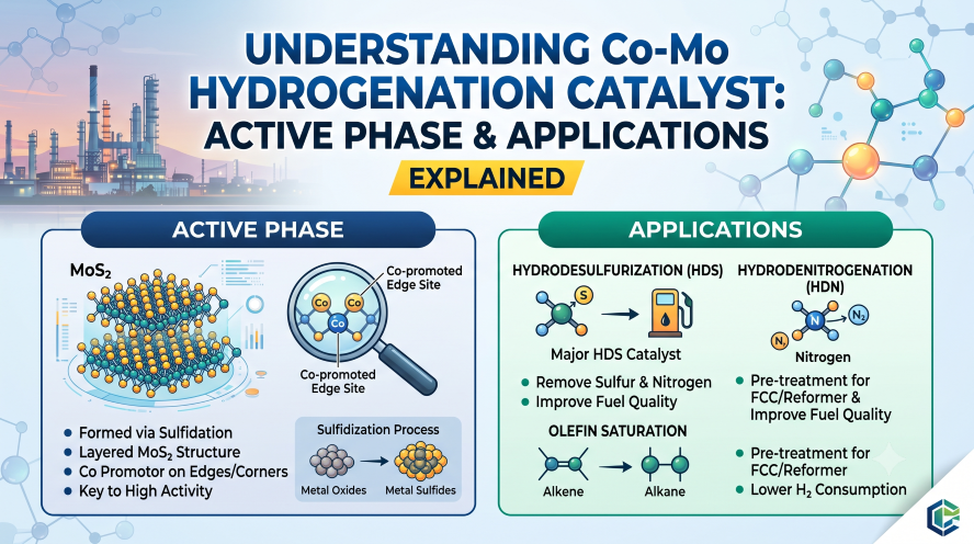 What is a Co-Mo Hydrogenation Catalyst? Active Phase & Applications Explained