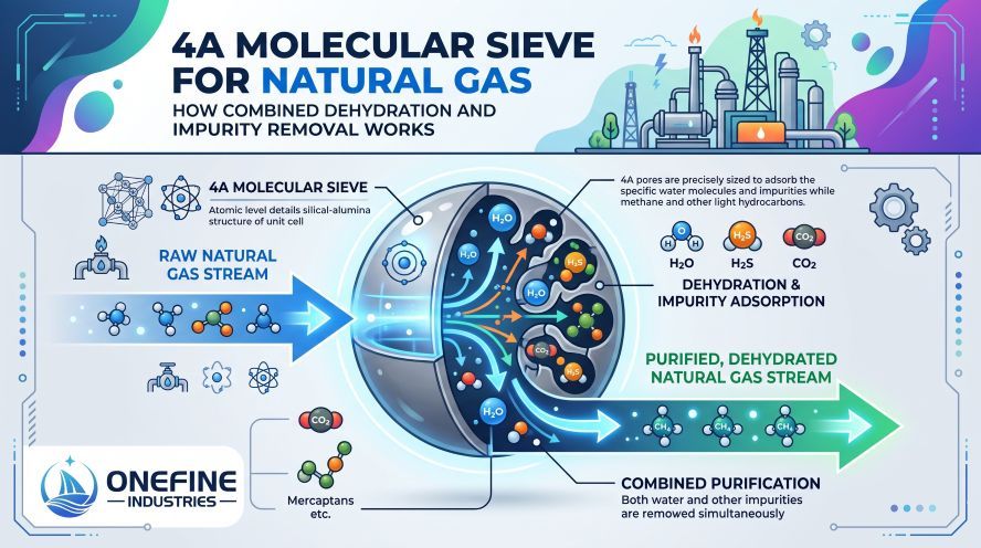 4A Molecular Sieve for Natural Gas: How Combined Dehydration and Impurity Removal Works