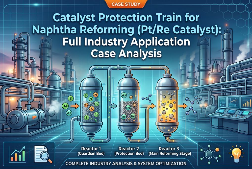 Catalyst Protection Train for Naphtha Reforming (Pt/Re Catalyst): Application Case Analysis