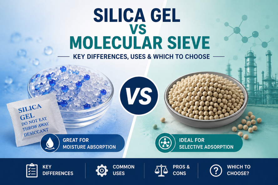 Silica Gel vs Molecular Sieve: Key Differences, Uses & Which to Choose