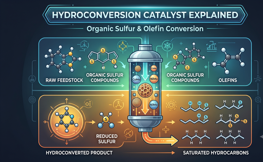 What is a Hydroconversion Catalyst? Organic Sulfur & Olefin Conversion Explained