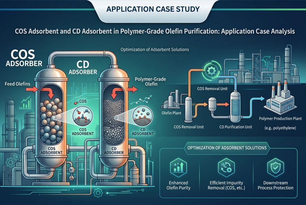COS Adsorbent and CD Adsorbent in Polymer-Grade Olefin Purification: Application Case Analysis