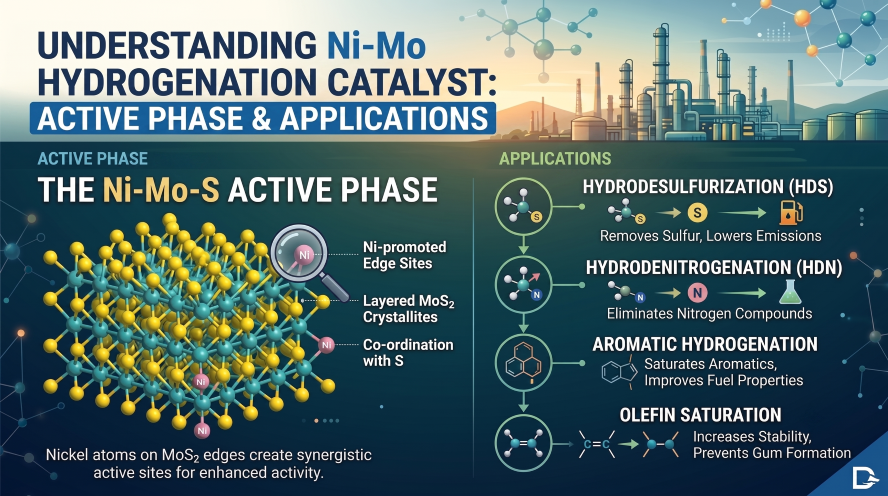 What is a Ni-Mo Hydrogenation Catalyst? Active Phase & Applications Explained
