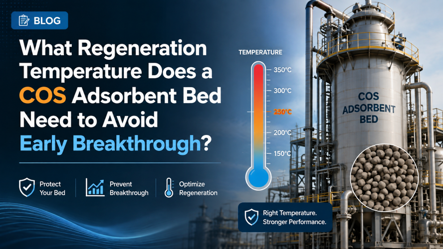 What Regeneration Temperature Does a COS Adsorbent Bed Need to Avoid Early Breakthrough?