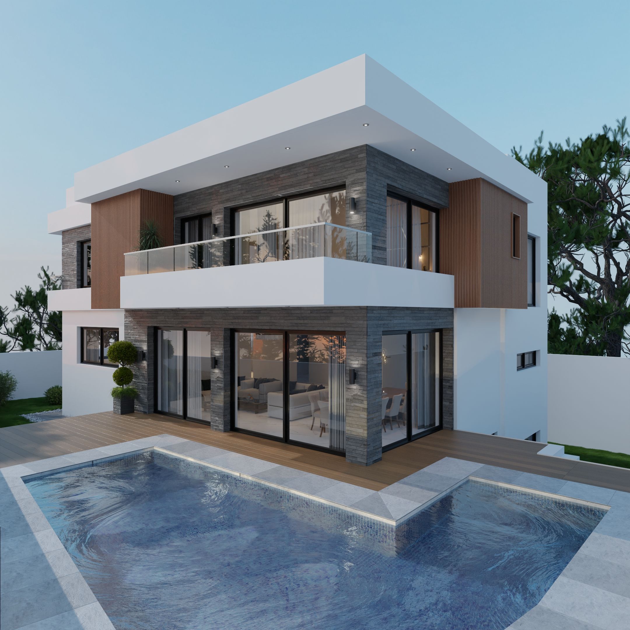 Brix Villa Exterior Design