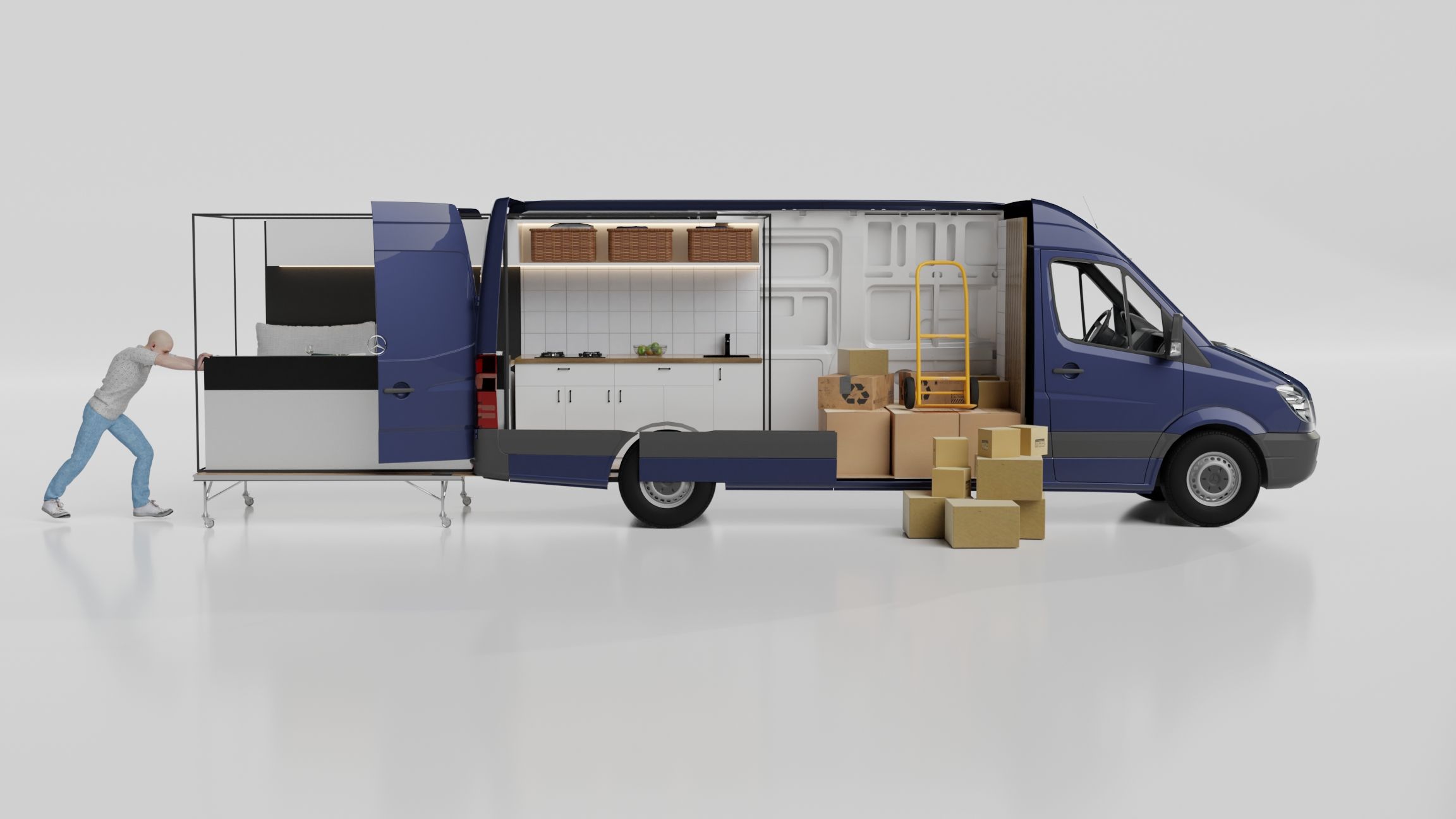 Work to Camping Van Conversion Design