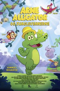 Plakat for 'Arne Alligator og junglevennerne'