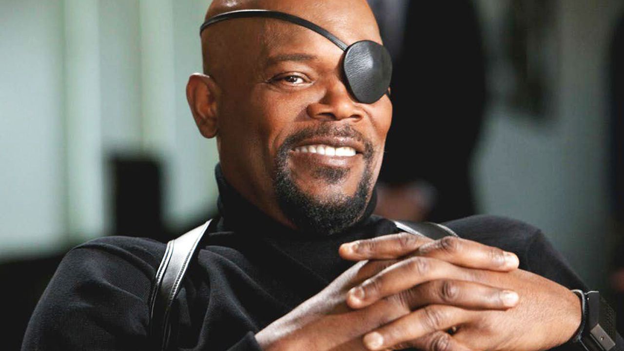 Samuel L. Jackson som Nick Fury fra Marvel
