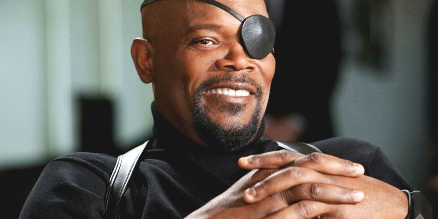 Samuel L. Jackson som Nick Fury fra Marvel