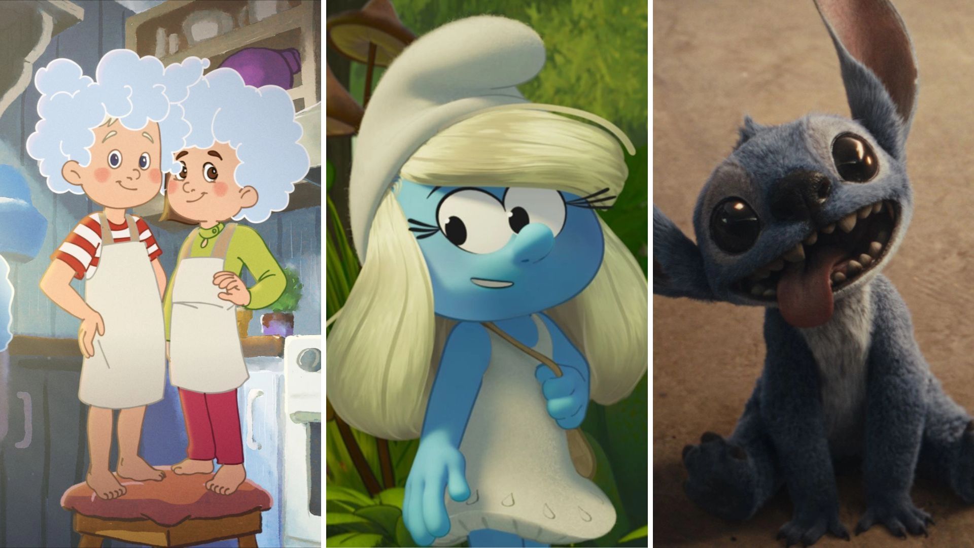 Lotte & Totte / Smølferne / Lilo & Stitch