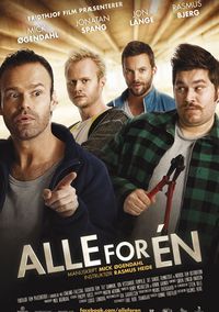 Plakat for 'Alle for én'