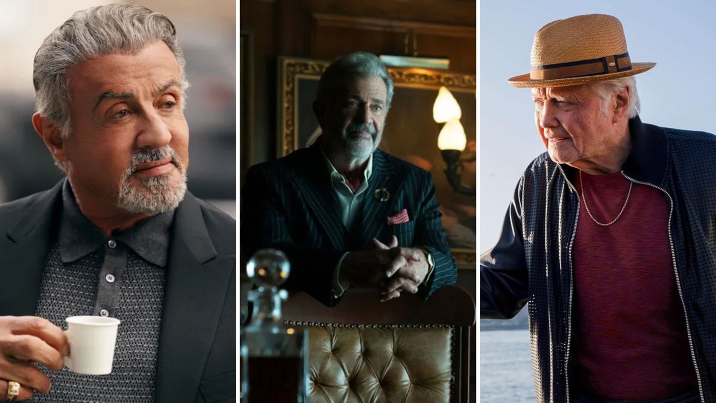 Sylvester Stallone, Mel Gibson, Jon Voight