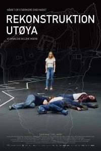 Plakat for 'Rekonstruktion Utøya'