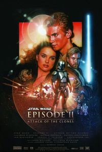 Plakat for 'Star Wars: Episode II - Attack of the Clones (2002)'
