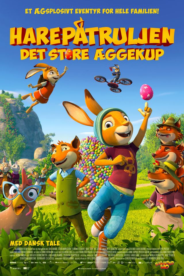 Plakat: Harepatruljen – Det store æggekup