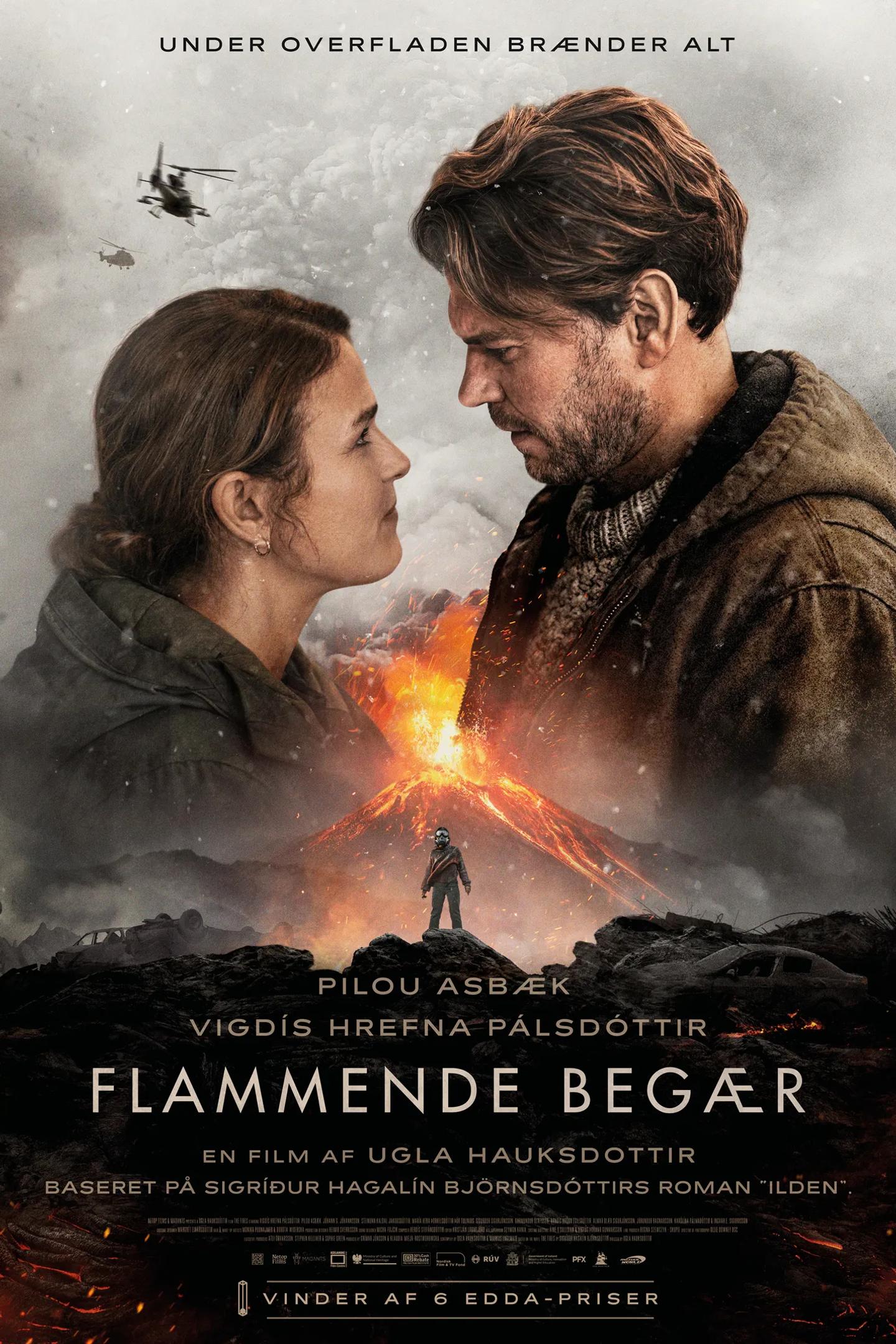 Plakat til 'Flammende begær'